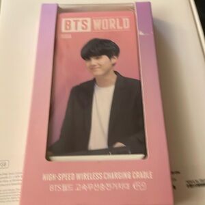 BTS WORLD Fast Wireless Charger Stand